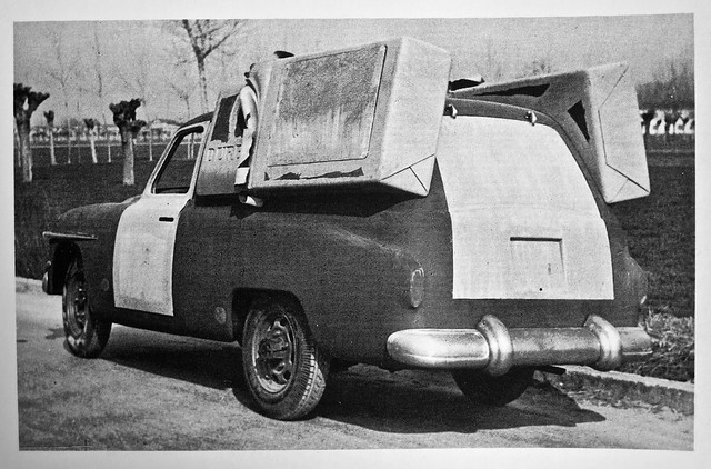 1950s FIAT 1100 ELR Fissore Publicity car