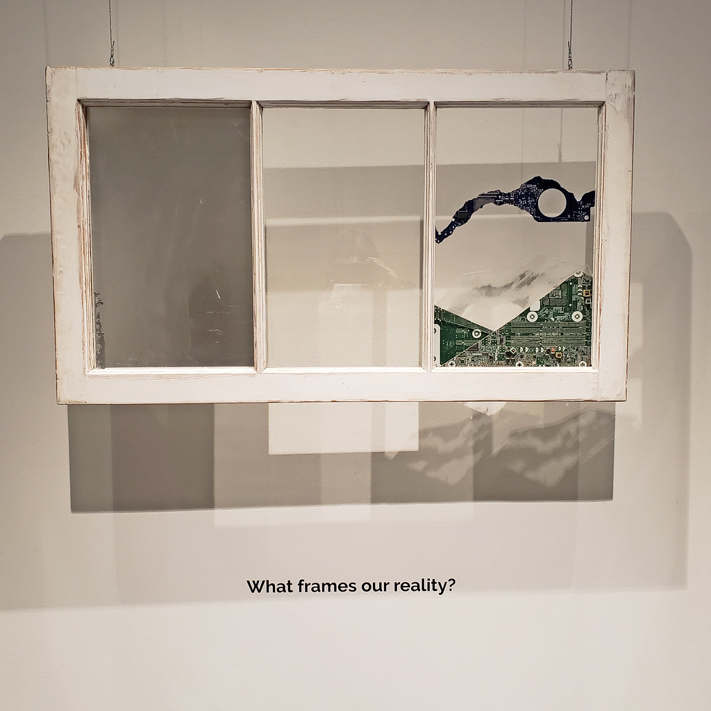 What Frames Our Reality? | Mixed-media: reclaimed window fra… | Flickr