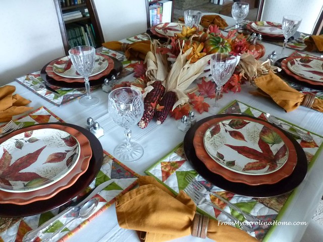 Autumn Jubilee Tablescape at FromMyCarolinaHome.com