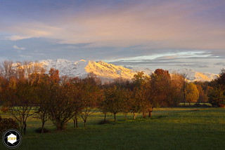 Sunrise on the Mount Quinzeina, Turin, Italy