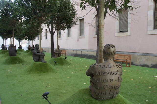 Jaume Plensa, escultor, al MACBA, Barcelona.
