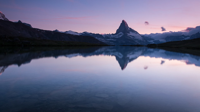 Matterhorn reflected in Stellisee