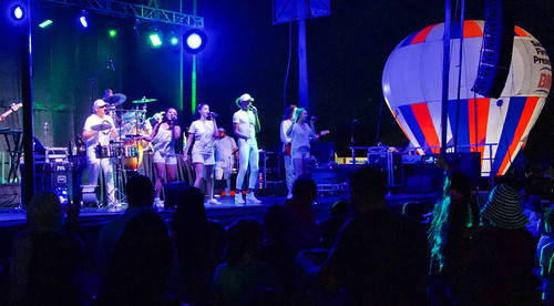 The Downtown Fever Band at the 2019 Plano Balloon Festival