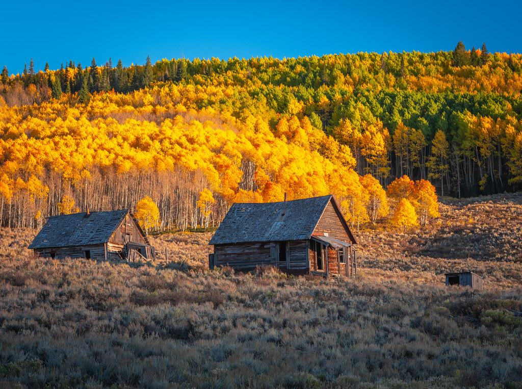Kebler Pass & Ohio Pass Cabins Colorado Fall Foliage Fuji GFX 100 Autumn Colors Fine Art Landscape & Nature Photography! Elliot McGucken Fuji GFX100 & FUJIFILM FUJINON GF 100-200mm f/5.6 R LM OIS WR Lens! Master Fine Art Landscape Photography!