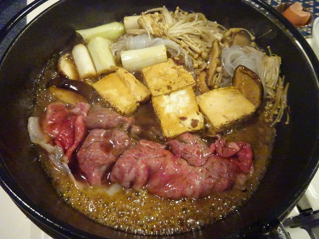 Wagyu beef sukiyaki @Home