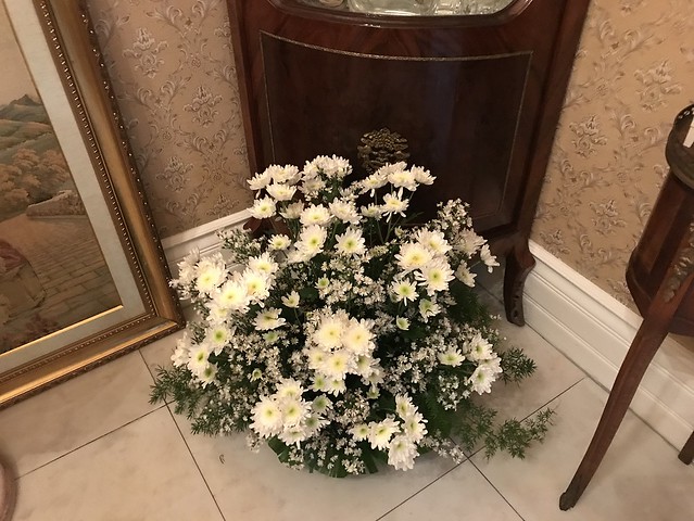 Flowers for the powder room