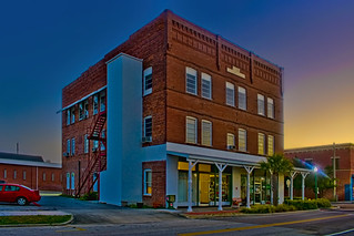 IOOF/WOW Building, 200 W Oak Street, City of Arcadia, Desoto County, Florida, USA / Built: 1914 / Floors: 3 / Exteror Walls: Brick / Owner: Desoto Properties Inc.