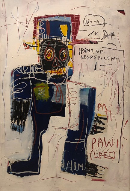 1981, Jean-Michel Basquiat, Irony of a Negro Policeman -- Guggenheim Museum (New York)