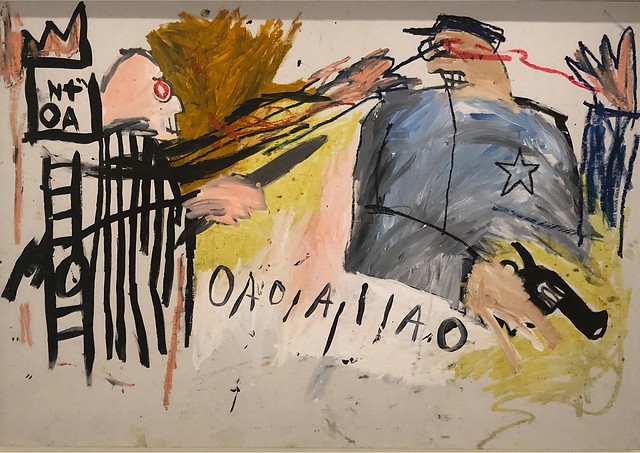1981, Jean-Michel Basquiat, Untitled (Sheriff) -- Guggenheim Museum (New York)