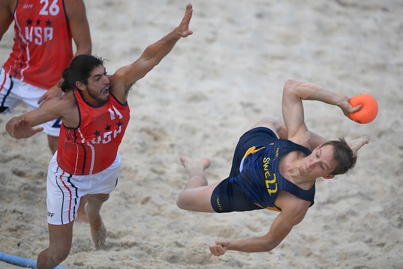 Men's Beach Handball preliminary: SWE vs USA