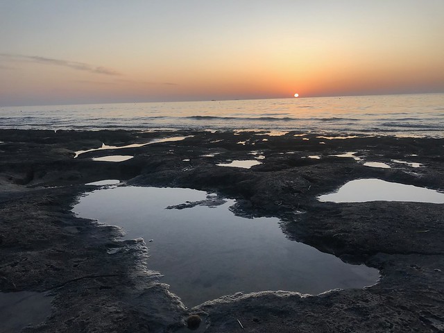 Sunset at Lighthouse Beach, Pathos
