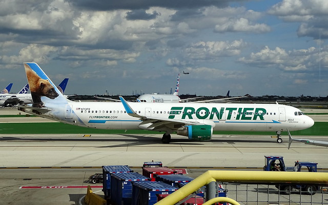 Frontier Airlines Airbus A321-211 N713FR 'Mitch the Wolverine'