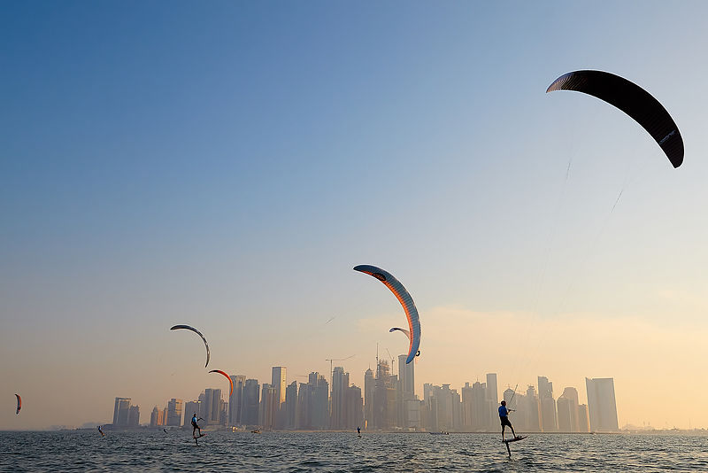 Kitefoil Racing: Katara Beach