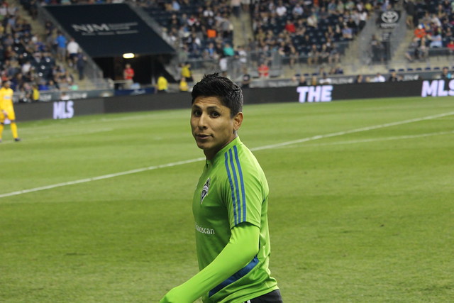 One more picture of Raul Ruidiaz of the Seattle Sounders