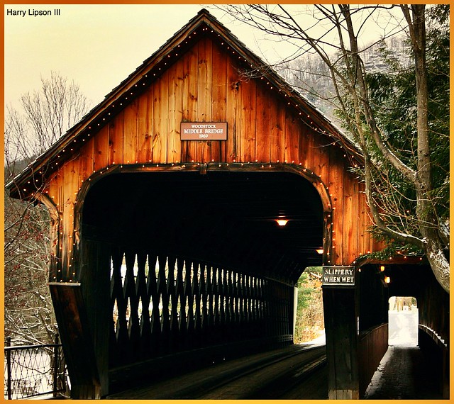 Covered Bridge in Woodstock, VT
