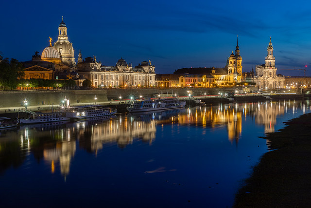 Summer night in Dresden