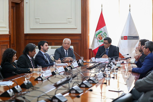 Presidente del Consejo de Ministros, Vicente Zeballos, encabeza la sesión de instalación de la Comisión Consultiva para el Desarrollo Minero Sostenible