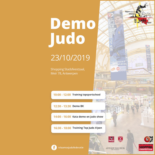 Demo Judo - Shopping stadsfeestzaal, Meir 78 Antwerpen 2019