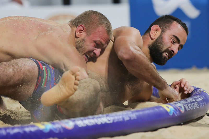 Beach Wrestling men's  80kg - finals gold medal