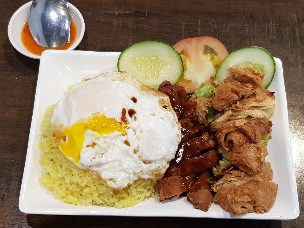 素叉烧鸡饭 Vege Charsiew Chicken Rice rm$14.20 @ 妈宝素菜馆 Restoran Mable Vege USJ9