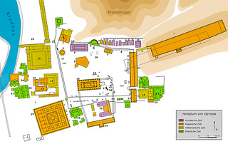 Karte Zeus-Heiligtum Olympia (Wikipedia)