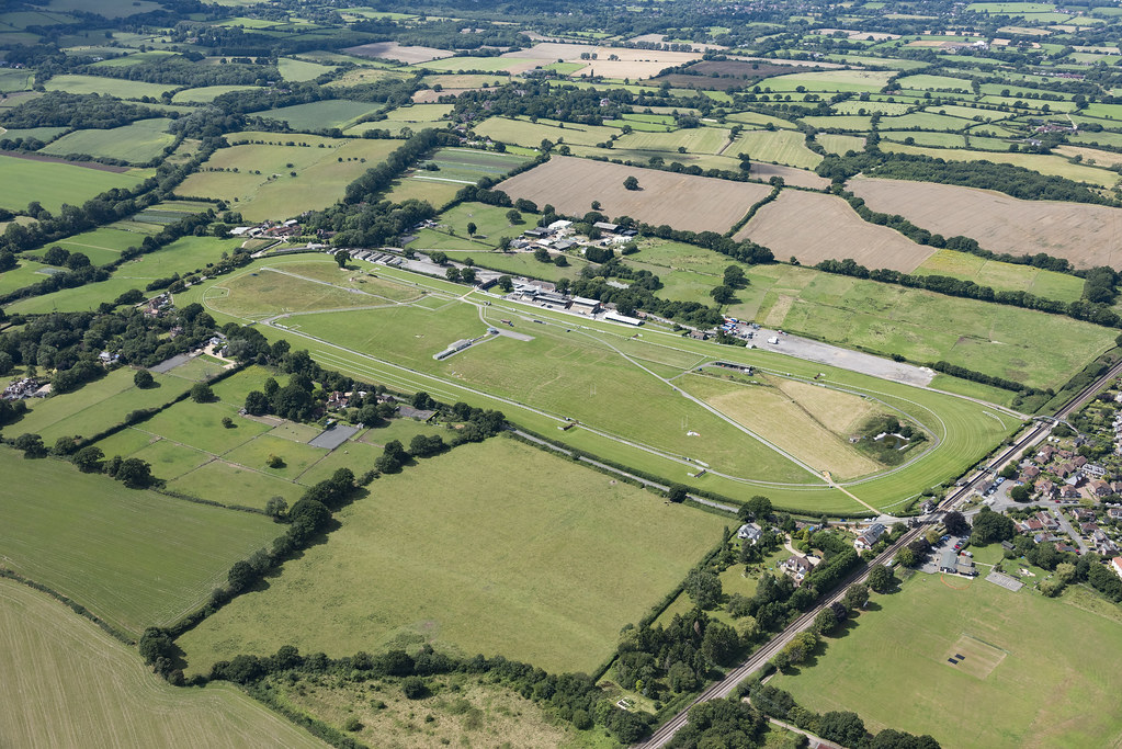 Plumpton Racecourse aerial image