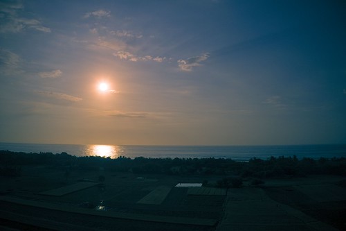 mavicpro goldenhour southchinasea blue green philippines drone water sunset ricepatties farm sea landscape