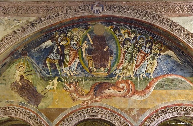 77 Церковь Сан-Пьетро-аль-Монте, роспись