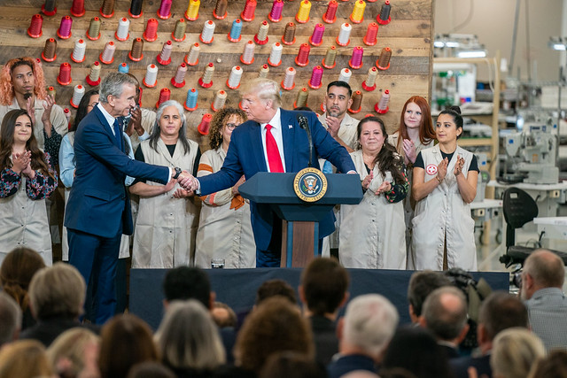 President Trump Visits the the Louis Vuitton Workshop - Rochambeau