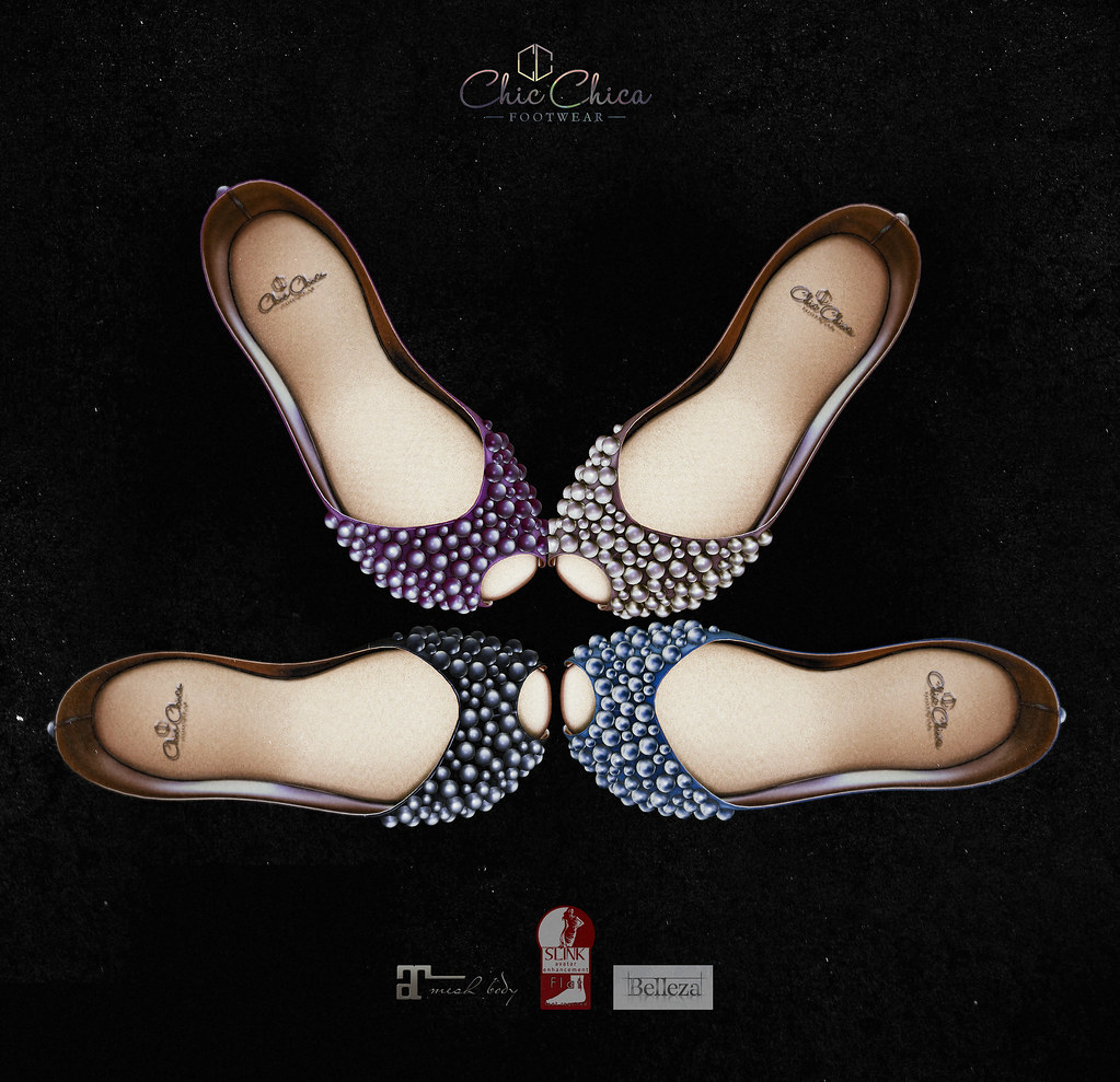 Pearla flats by ChicChica for The Saturday Sale. 50 lindens