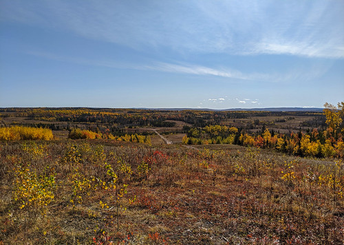 loggingroads valley beautiful autumn logging forestry novascotia colchestercounty canada googlepixel3xl bluesky clouds fall fallcolors autumncolors fallfoliage blueberryfields mountains