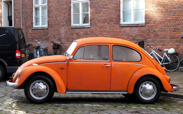Dewey VW Beetle AP61405 still on roads of Copenhagen