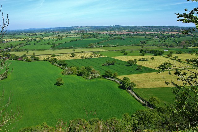 View from  Beeston Castle