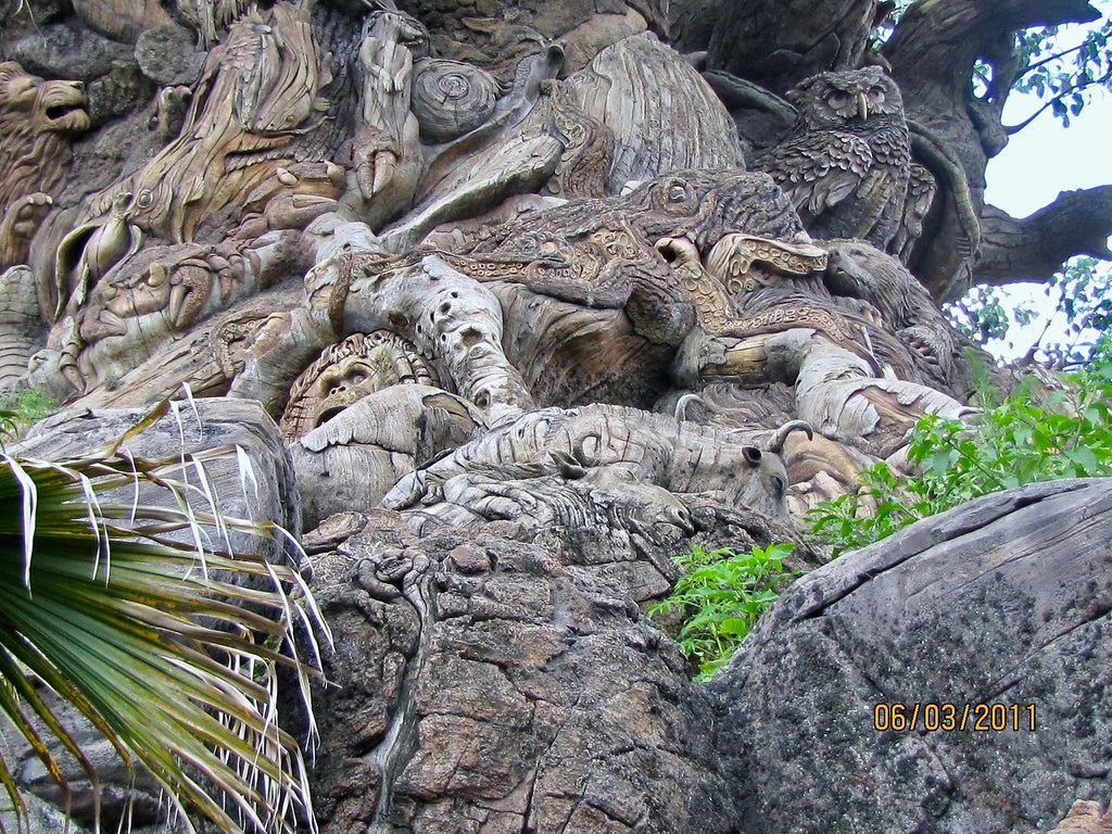 Wood Carving Tree of Life at Disney Animal Kingdom