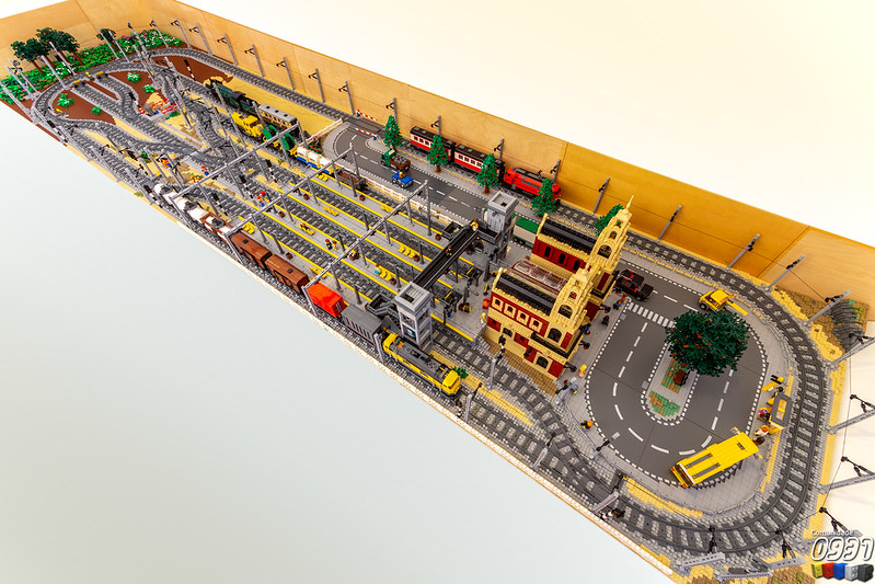 MOC] Hat Village Station V2 - LEGO Train Tech - Forums
