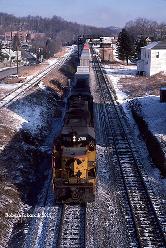 robert tokarcik trains railroads railways locomotives baltimore ohio bo west virginia wv tunnelton emd gp40