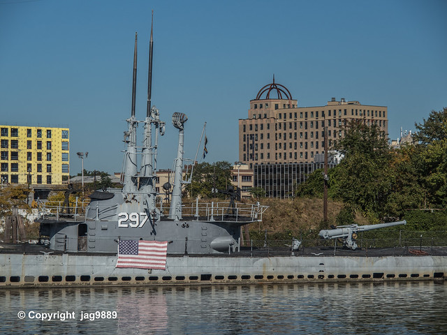 USS LING World War II Submarine on the Hackensack River, New Jersey Naval Museum, Hackensack, New Jersey