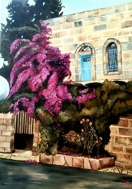 פרידה פירו ציירת ישראלית ריאליסטית ירושלמית עכשווית מודרנית הציירת הישראלית המודרנית העכשווית הריאליסטית הירושלמית האמנית Frida piro  ציורי נופים