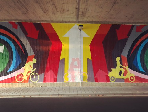 Streetart under the bridge @ Oude Baan Leuven