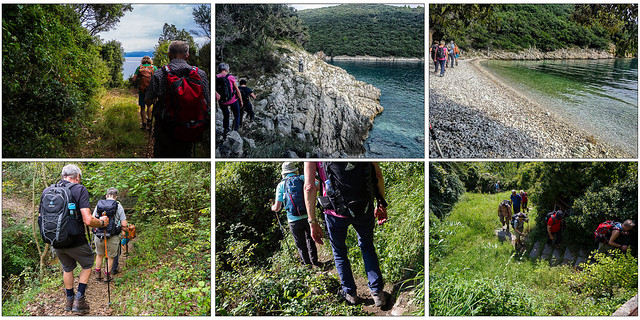 Wandern  Istrien-  Küste DugaLuca - Rabac - Labin 2