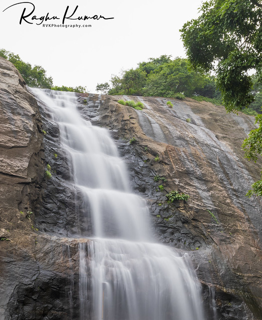 Old Kutralam Waterfalls, India