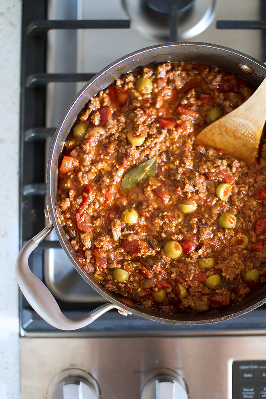 Big Saucepan of Picadillo