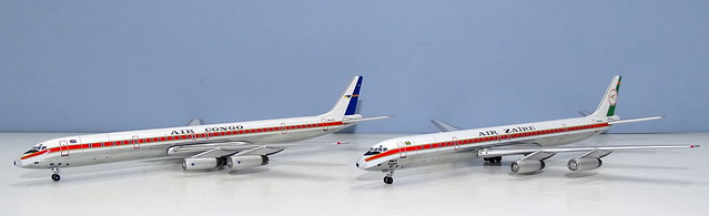 Air Congo & Air Zaire Douglas DC-8-63CFs 9Q-CLG and CLH