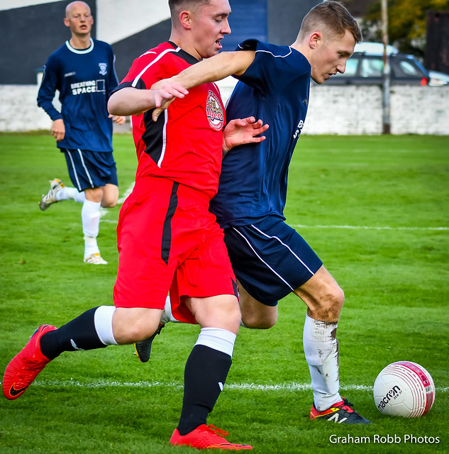 Vale of Leven V Newmains United  19th October 2019-87