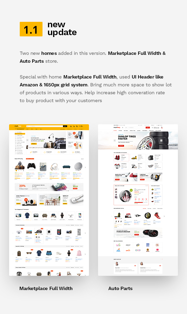 Martfury - Multipurpose Marketplace HTML5 Template with Dashboard