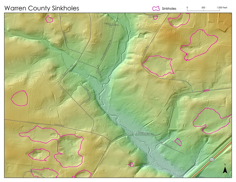 Warren County Sinkholes