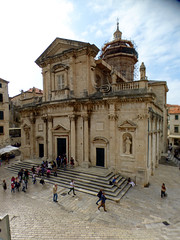 Dubrovnik Old Town - Galerija Dulčić Masle Pulitika, cathedral view
