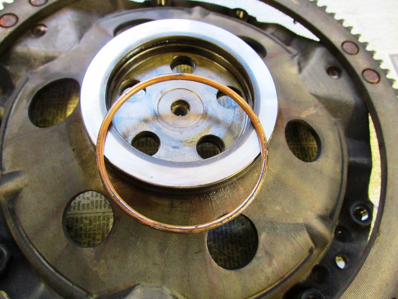 Old Flywheel Hub O-ring Removed