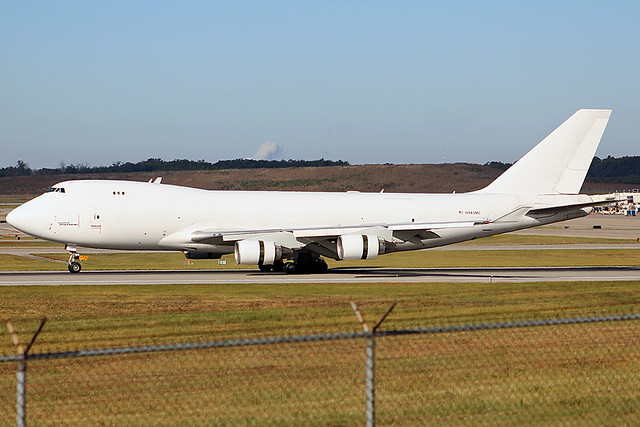 Atlas Air 747-400F at Cincinnati