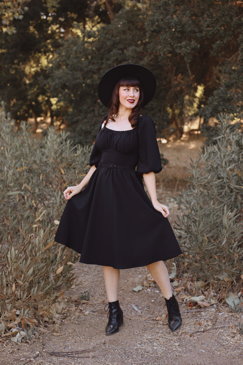 Vixen By Micheline Pitt Vacation Dress in Black